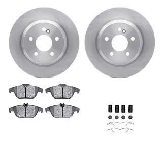 R1 Concepts WFWH1-63149 E- Line Series Brake Rotor W/ Ceramic Brake Pads & Hdw
